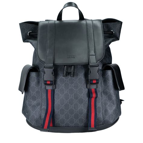 gucci backpack supreme dupe|Gucci gg supreme backpack black.